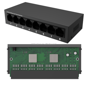 Good Price 8-Port RJ45 10/100Mbps Ethernet Network Switch Fast Ethernet 100Mbps Network Hub LAN <b>Splitter</b> - Product Image 1