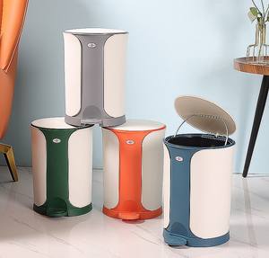 Poubelle à pédale en gros Poubelle à ralentir Gentleman Seau de toilette à ralentir Poubelle étanche pour la maison - Product Image 3