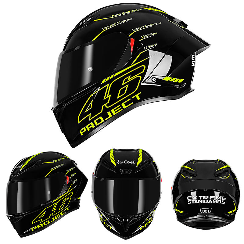 Visière noire Fashion 46