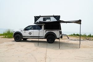 Auvent rigide léger en aluminium pour camion 4x4, imperméable, pliable, pour camping en camionnette - Product Image 2