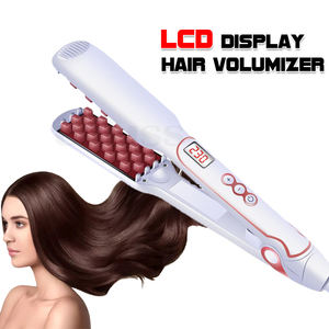 Portable Mini céramique électrique cheveux volumateur outil négatif Ion maïs moelleux <span class=keywords><strong>fer</strong></span> à friser hommes femmes racine curling baguette LED pour RV - Product Image 2