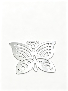 Marcapáginas de Metal con Forma de Mariposa Hueca de Acero Inoxidable, Marcapáginas con Mariposa Grabada y Recortada para Recuerdo, Regalo Promocional y Oficina - Product Image 3