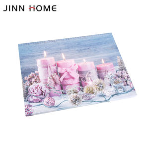 Toile de paysage colorée personnalisée de 11 "x 14" impression d'art mural <span class=keywords><strong>aquarelle</strong></span> moyenne pour les décorations de fête et les murs colorés - Product Image 3