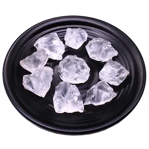 Healing Clear Quartz Crystal Gemstone Tumbled Jewelry Making Clear Quartz