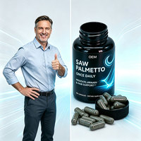 Capsules d'extrait de palmier nain, qualité supérieure, à base de plantes pures, pour la santé de la prostate, la croissance des cheveux, anti-chute de cheveux, OEM, en vrac, marque privée