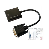 Câble Mini VGA 9 broches vers DVI haute définition RCA AV 1,5 m – Fils et câbles de connexion de données
