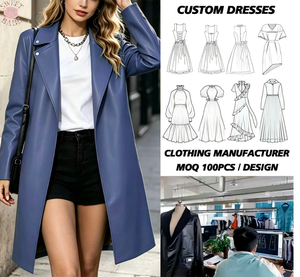 เสื้อโค้ทยาวปานกลางสีเบอร์กันดีสำหรับผู้หญิง ปกเสื้อแบบปกเชิ้ต แขนยาว ทรงหลวม เปิดด้านหน้า - Product Image 1