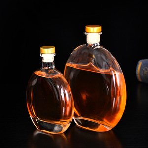 330ml Runde Kristall-Wodka-Glasflaschen für Schnaps-Whisky - Product Image 1
