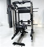 Combo Smith Machine et Power Rack Elite Performance avec Functional Trainer pour Station de Musculation Professionnelle