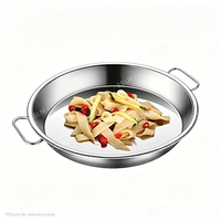 Plaque de cuisson ronde en acier inoxydable 304 antiadhésive pour gâteaux et légumes, vente en gros, pour four