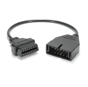 OBD 12 <strong>Pin</strong> to 16 <strong>Pin</strong> Diagnostic Adapter Cable for GM Plastic <strong>Code</strong> <strong>Reader</strong> - Product Image 1