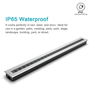 YF-DM10B 54W-72W aluminium Ip67 plancher extérieur encastré pont éclairage escalier étape lampe led lampes souterraines jardin lumière creusée