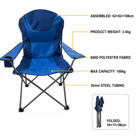 Chaise pliante de camping, de plage, de pêche, de jardin, de randonnée, de pique-nique, portable, ultralégère, en polyester 600D, personnalisée