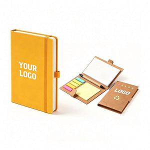 Manufacturer Wholesale A6 Hardcover Pu Leather Note Book for Office Business Promo Gift Notebook With Logo - Product Image 1