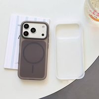 Coque de téléphone BAILI Factory Jelly Ice Cream Translucent Fine-ring Magnetic Pattern Anti-drop protection pour iPhone 12 Pro 15 16Plus