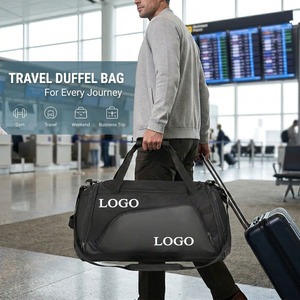 Borsa da Viaggio Impermeabile Personalizzata, Grande Capacità, per Weekend e Palestra, con Scomparto per Scarpe - Product Image 1