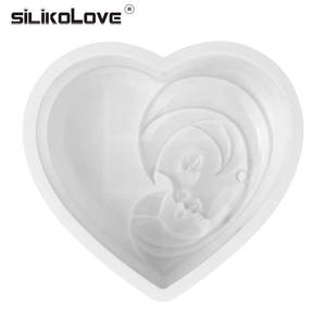 Outils de décoration en fondant en forme de cœur pour la fête des mères, moule à gâteau pour la fête des mères, fabriqué par MUYULINS - Product Image 6