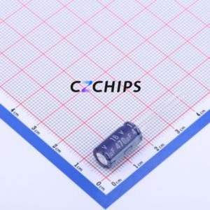 Condensador Electrolítico de Aluminio de Orificio Pasante CJ471MD816B3, Componente de Orificio Pasante (THT), D8xL16mm 8mm 16mm 3000hrs-105 ℃ - Product Image 1