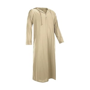 Vêtements islamiques Nouveau design Jubba Thobe / Thawb Hommes Kurta musulman pour hommes Jalabiya Djellaba marocaine |   Jubba Thawb saoudien - Product Image 3