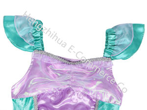 Mayorista Niñas Princesa <span class=keywords><strong>Sirenita</strong></span> Vestir <span class=keywords><strong>Disfraz</strong></span> Con Accesorios Dibujos Animados Princesa Halloween Pez Reina Fiesta Cosplay - Product Image 3