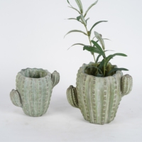 Pots à fleurs en ciment décoratifs de style américain, écologiques, pour l'intérieur et l'extérieur, pour la culture de plantes succulentes et de cactus, jardinage à domicile, directement de l'usine