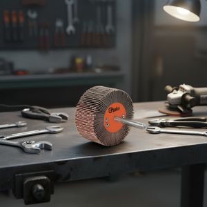 Ttake Corundum Abrasive Cloth Flap <b>Wheel</b> 40x15 Mm 6 Mm Shaft For <b>Grinding</b> - Product Image 3