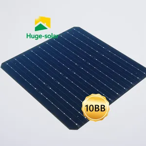 巨大的太阳能a级工厂迷你单晶太阳能电池高效22% 深蓝色太阳能电池晶圆