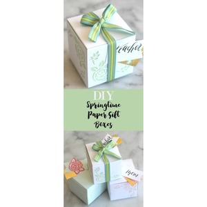 Boîte cadeau pliante en papier imprimé avec motif floral printanier, personnalisable selon les besoins - Product Image 6
