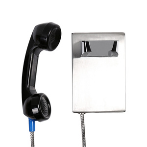 Teléfono de prisión a prueba de roturas, resistente al agua y a la humedad, montado en la pared, teléfono público para reclusos. - Product Image 1