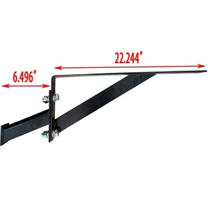 Support de fixation universel réglable BS-FMB32211 pour garde-boue central <span class=keywords><strong>1</strong></span>/2 pour semi-remorques Peterbilt, <span class=keywords><strong>Mack</strong></span>, Kenworth, Freightliner - Product Image 6