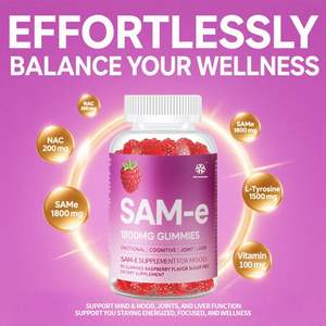 Gomitas <span class=keywords><strong>SAM</strong></span>-e de Marca Propia, Apoyo para el Estado de Ánimo, la Concentración y la Salud del Hígado, Suplementos <span class=keywords><strong>SAM</strong></span>-e 100% Veganos - Product Image 5