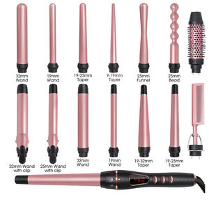 Styler multifonction interchangeable 6 en 1, fer à friser, fer à friser pour cheveux, ensemble de pinces, fer à friser pour cheveux, baguette à friser - Product Image 2