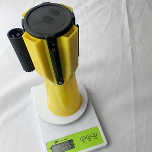 3 Mét Đỏ Trắng Hoặc Vàng Đen Giao Thông Có Thể Thu Vào Vành Đai Hình Nón Topper - Product Image 3