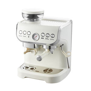 เครื่องชงกาแฟเอสเพรสโซกึ่งอัตโนมัติ ระบบไอน้ำแรงดันสูง หม้อต้มคู่ พร้อมระบบทำความร้อนและบดกาแฟในตัว - Product Image 6