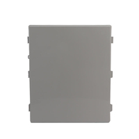 Boîtier de jonction étanche IP65 MythEle 600x500x220mm en ABS avec couvercle gris pour extérieur, anti-poussière, pour instruments électriques