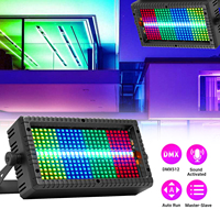 Barre de lumière LED 100W pour scène, lumière stroboscopique avec télécommande, lumières DJ colorées pour discothèque intérieure, lumières murales pour anniversaires