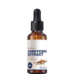 OEM/ODM Marca Privada Haosen Extracto de Cordyceps en Gotas, Potenciador de Energía Cerebral y <span class=keywords><strong>Memoria</strong></span> para Adultos, Líquido Oral de 60ml - Product Image 1