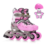 Patins à roulettes à taille réglable, produit très vendu, patins pour filles, garçons, adolescents et adultes, coque rigide en PP