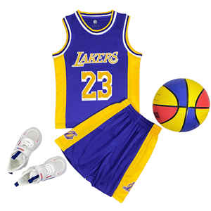 Ensembles de Basket à Manches Courtes pour Garçons et Adolescents, Tenue d'Uniforme Scolaire 2 Pièces Débardeur + Short, Maillot et Survêtement pour Enfants - Product Image 2