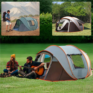 Carpa de Camping de Apertura Rápida, de una Sola Capa, en Forma de Bote, Portátil, para Exteriores, 280x210x120mm, para las Cuatro Estaciones, Impermeable, de Tela Oxford - Product Image 4