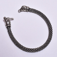 Bracelet de haute qualité en argent sterling 925 pour femmes, fabricant de bracelet uni en argent, bracelet en argent de haute qualité