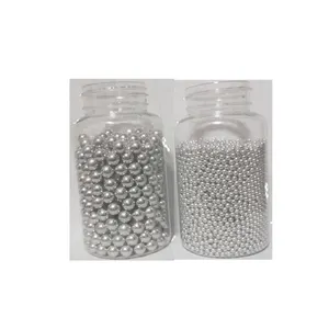 Perles naturelles en aluminium pur et solide, boules de 3.05 à 3mm, vente en gros