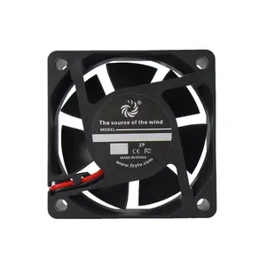 Custom Manufacturer 6020 60x19.7 mm 5V 12V 24V Ball or Hydraulic Bearing Low Noise DC Cooling Fan for Amplifier