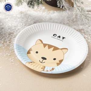 Nouvelle innovation Assiettes <span class=keywords><strong>en</strong></span> papier bon marché <span class=keywords><strong>en</strong></span> vrac écologiques avec assiettes <span class=keywords><strong>en</strong></span> papier de haute qualité - Product Image 4