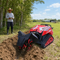 Nouvelle conception de motoculteur rotatif monté sur tracteur certifié EPA, moteur diesel 1,5 m 20 ch PTO, motoculteur de jardin pour les travaux de préparation du sol