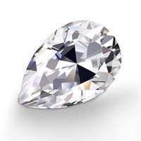 Pierre précieuse CZ de grande taille 7x10 8x10 8x12 9x11 10x12 10x14 12x16 mm avec moissanite de haute qualité en forme de poire