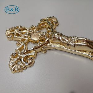 Adornos Funerarios de Plástico con Cruz para Ataúdes de Madera, Modelo DP042, Económicos - Product Image 3