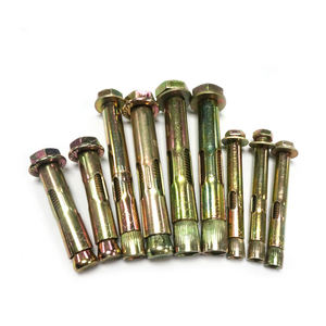 Perno <span class=keywords><strong>de</strong></span> Expansión <span class=keywords><strong>de</strong></span> Alta Resistencia con Brida Hexagonal, Acero al Carbono, Zincado Amarillo, <span class=keywords><strong>para</strong></span> Construcción en <span class=keywords><strong>Hormigón</strong></span> - Product Image 4