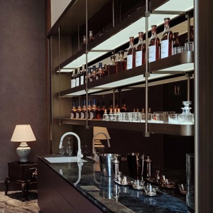 Pháp kim loại kính nút chai chủ với kệ cho truy cập hàng đầu hiển thị treo rượu vang đỏ giá - Product Image 3