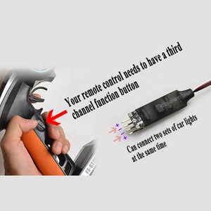 Función de luz de respiración de Flash, interruptor de <span class=keywords><strong>Control</strong></span> remoto de tercer canal, Panel de <span class=keywords><strong>Control</strong></span> remoto de luz para piezas, accesorios de coche <span class=keywords><strong>RC</strong></span> - Product Image 4